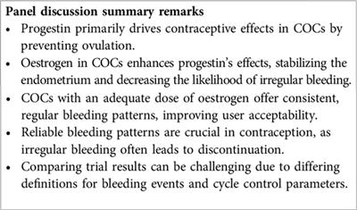 Experts' view on the role of oestrogens in combined oral contraceptives: emphasis on oestetrol (E4)